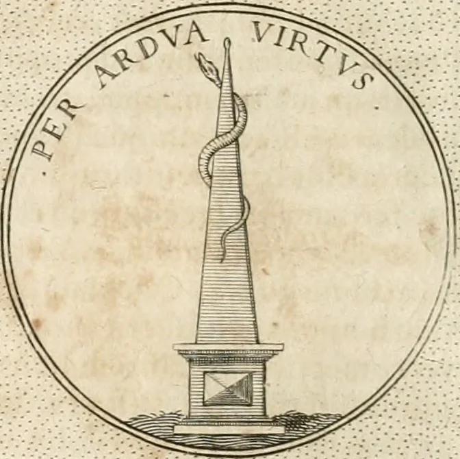 An illustration from Symbola diuina & humana pontificum, imperatorum, regum, 1652, leaf 215