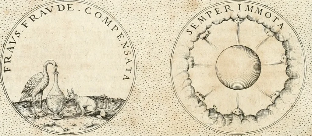An illustration from Symbola diuina & humana pontificum, imperatorum, regum, 1652, leaf 219