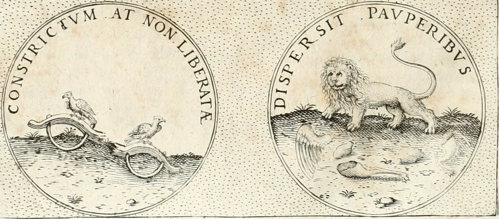 An illustration from Symbola diuina & humana pontificum, imperatorum, regum, 1652, leaf 225