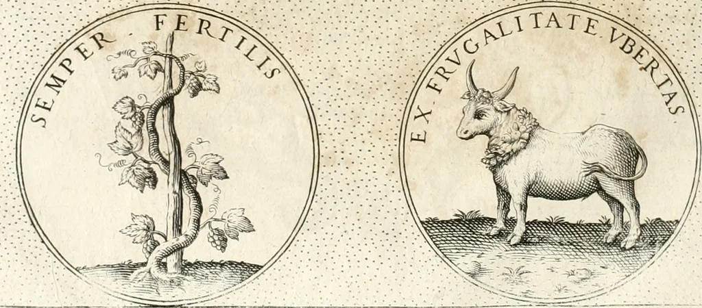 An illustration from Symbola diuina & humana pontificum, imperatorum, regum, 1652, leaf 239