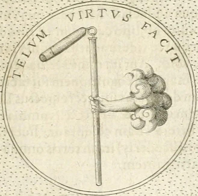 An illustration from Symbola diuina & humana pontificum, imperatorum, regum, 1652, leaf 246