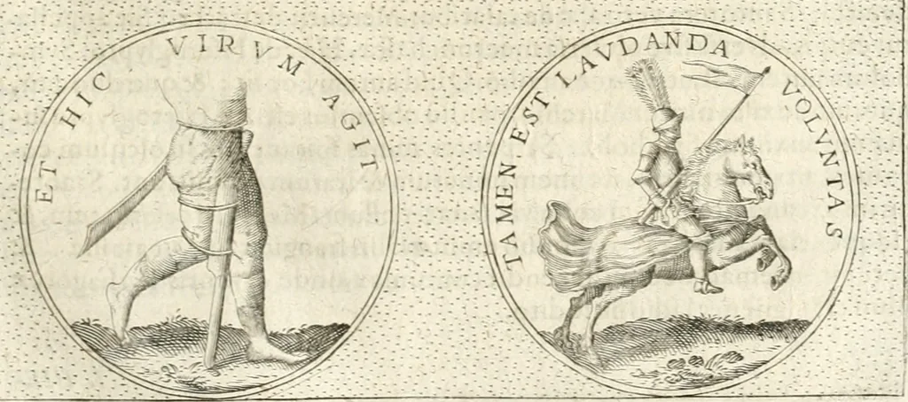An illustration from Symbola diuina & humana pontificum, imperatorum, regum, 1652, leaf 246