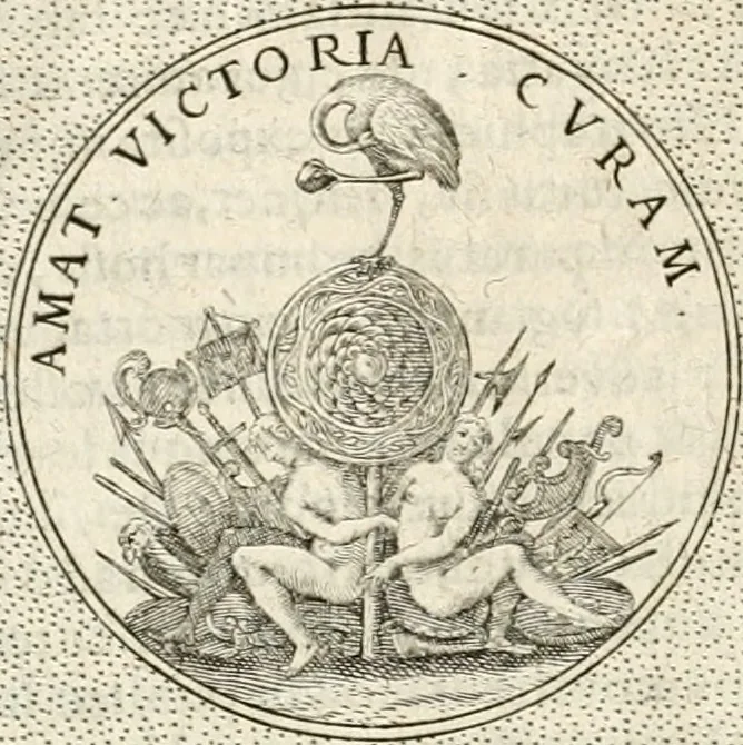 An illustration from Symbola diuina & humana pontificum, imperatorum, regum, 1652, leaf 257