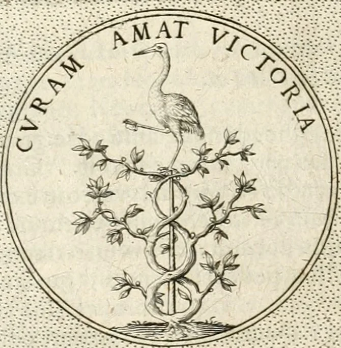 An illustration from Symbola diuina & humana pontificum, imperatorum, regum, 1652, leaf 257