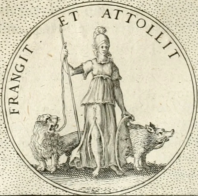 An illustration from Symbola diuina & humana pontificum, imperatorum, regum, 1652, leaf 257