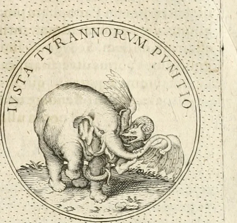 An illustration from Symbola diuina & humana pontificum, imperatorum, regum, 1652, leaf 283