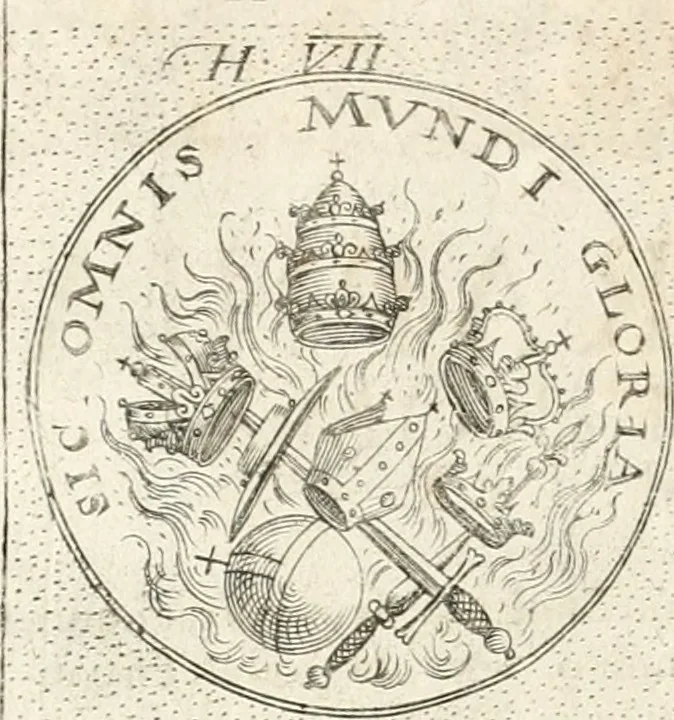 An illustration from Symbola diuina & humana pontificum, imperatorum, regum, 1652, leaf 29
