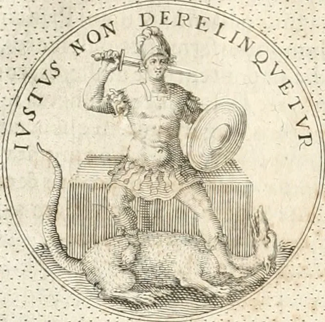 An illustration from Symbola diuina & humana pontificum, imperatorum, regum, 1652, leaf 295