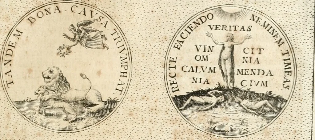 An illustration from Symbola diuina & humana pontificum, imperatorum, regum, 1652, leaf 300