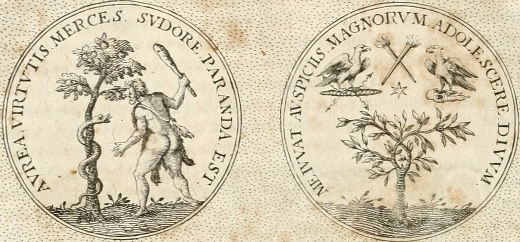 An illustration from Symbola diuina & humana pontificum, imperatorum, regum, 1652, leaf 309