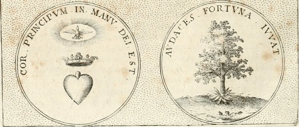 An illustration from Symbola diuina & humana pontificum, imperatorum, regum, 1652, leaf 309