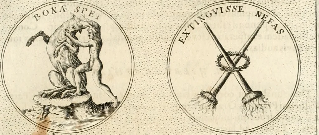 An illustration from Symbola diuina & humana pontificum, imperatorum, regum, 1652, leaf 314