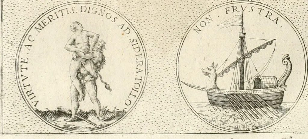 An illustration from Symbola diuina & humana pontificum, imperatorum, regum, 1652, leaf 317