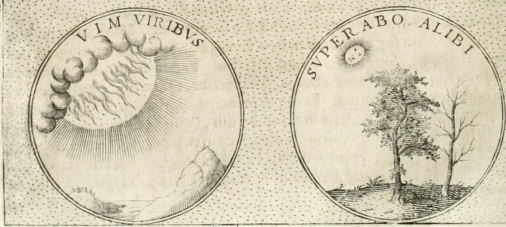 An illustration from Symbola diuina & humana pontificum, imperatorum, regum, 1652, leaf 323