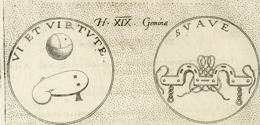An illustration from Symbola diuina & humana pontificum, imperatorum, regum, 1652, leaf 33