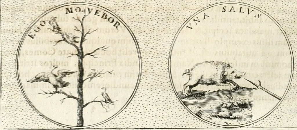 An illustration from Symbola diuina & humana pontificum, imperatorum, regum, 1652, leaf 331