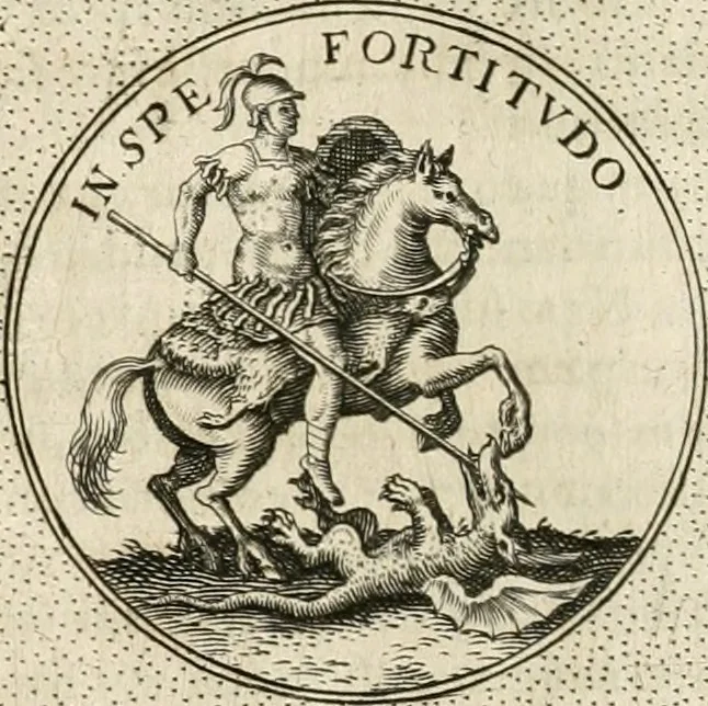 An illustration from Symbola diuina & humana pontificum, imperatorum, regum, 1652, leaf 335