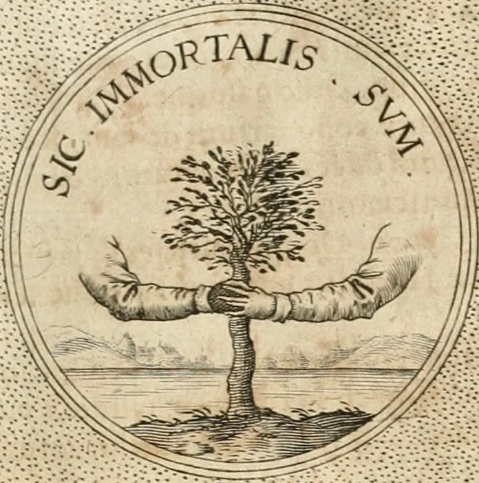 An illustration from Symbola diuina & humana pontificum, imperatorum, regum, 1652, leaf 346