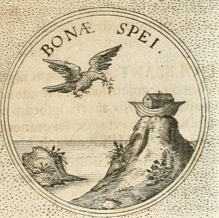 An illustration from Symbola diuina & humana pontificum, imperatorum, regum, 1652, leaf 346