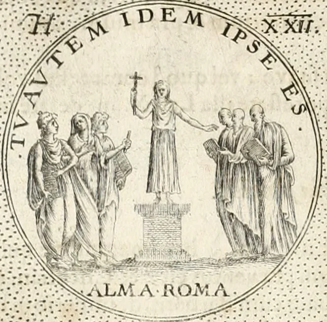 An illustration from Symbola diuina & humana pontificum, imperatorum, regum, 1652, leaf 35