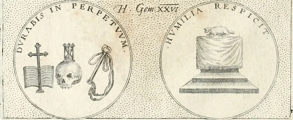 An illustration from Symbola diuina & humana pontificum, imperatorum, regum, 1652, leaf 35