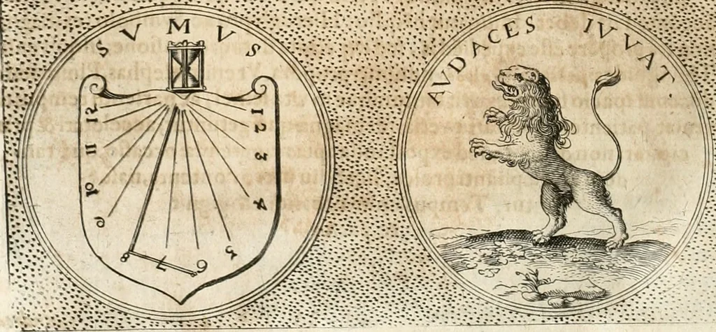 An illustration from Symbola diuina & humana pontificum, imperatorum, regum, 1652, leaf 353