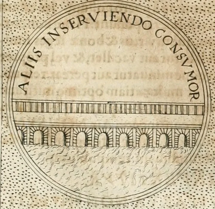 An illustration from Symbola diuina & humana pontificum, imperatorum, regum, 1652, leaf 356