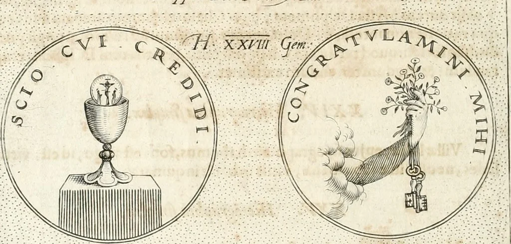 An illustration from Symbola diuina & humana pontificum, imperatorum, regum, 1652, leaf 37