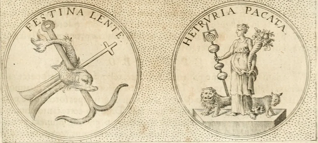 An illustration from Symbola diuina & humana pontificum, imperatorum, regum, 1652, leaf 382