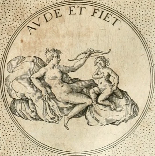 An illustration from Symbola diuina & humana pontificum, imperatorum, regum, 1652, leaf 385