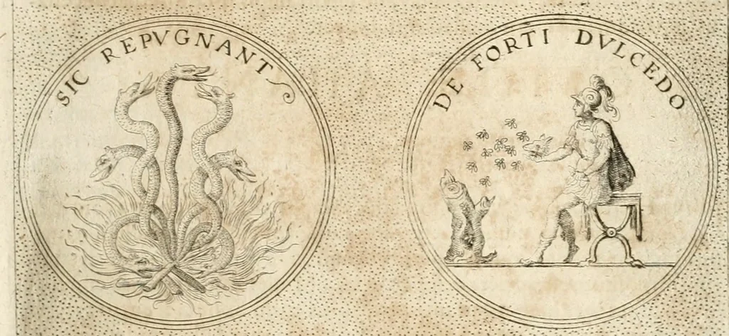 An illustration from Symbola diuina & humana pontificum, imperatorum, regum, 1652, leaf 392