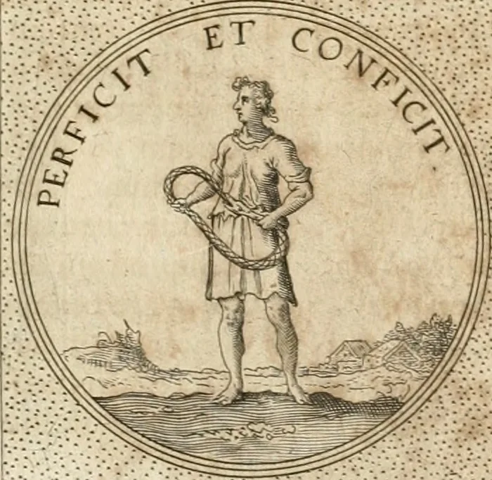 An illustration from Symbola diuina & humana pontificum, imperatorum, regum, 1652, leaf 396