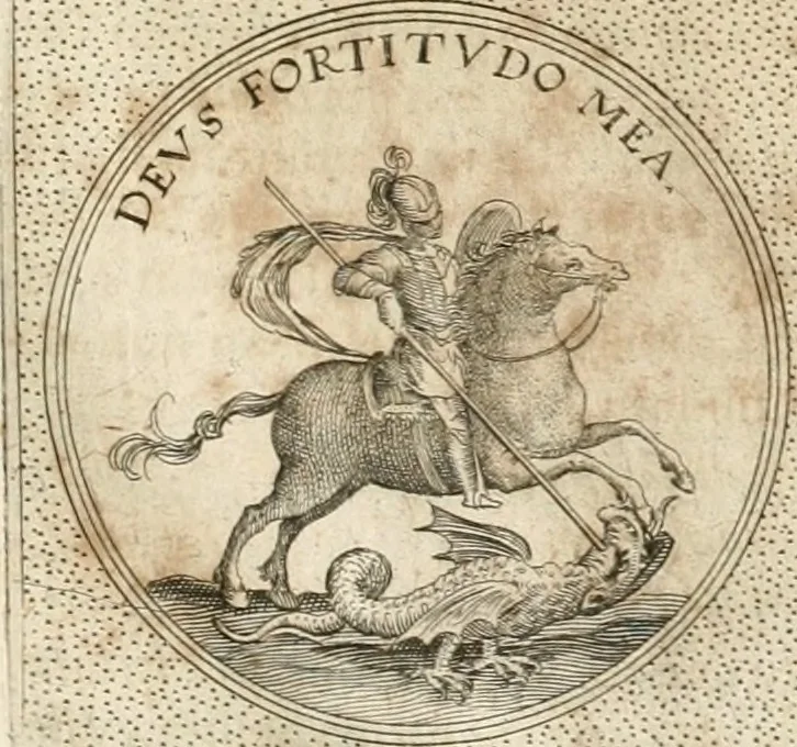 An illustration from Symbola diuina & humana pontificum, imperatorum, regum, 1652, leaf 396