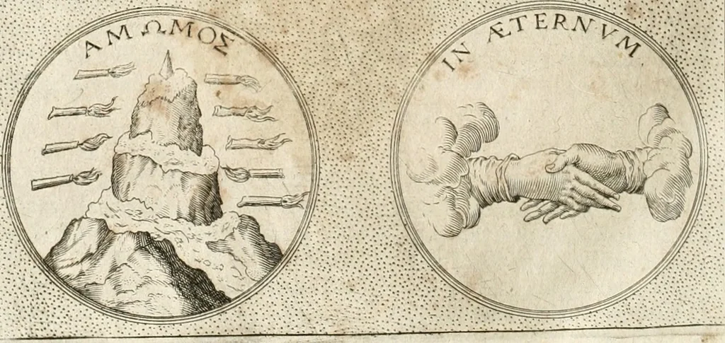 An illustration from Symbola diuina & humana pontificum, imperatorum, regum, 1652, leaf 403