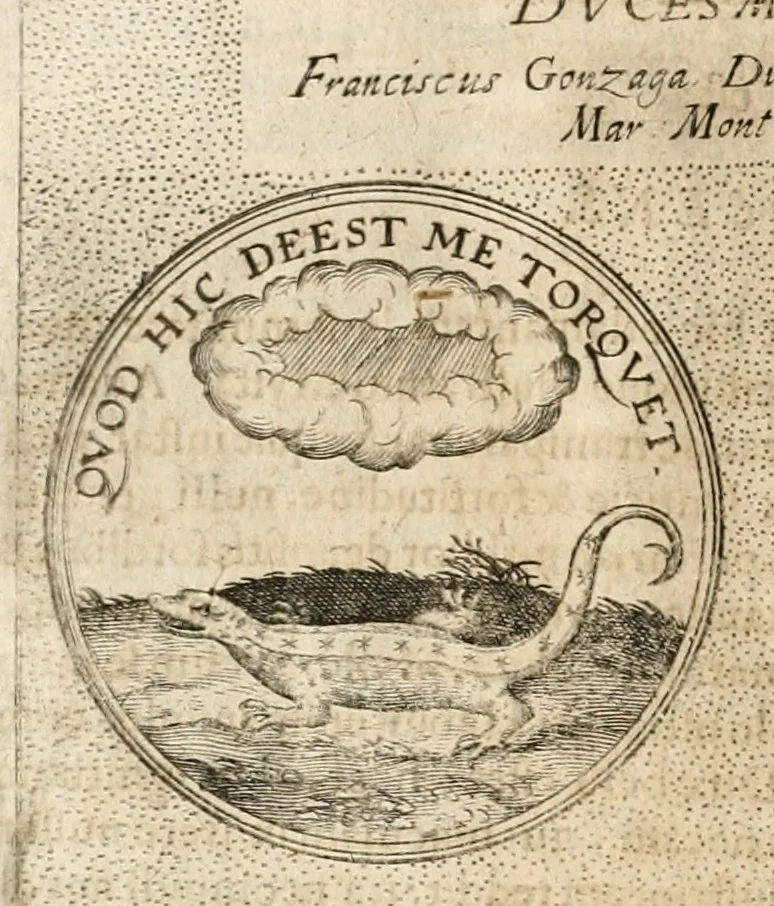 An illustration from Symbola diuina & humana pontificum, imperatorum, regum, 1652, leaf 407