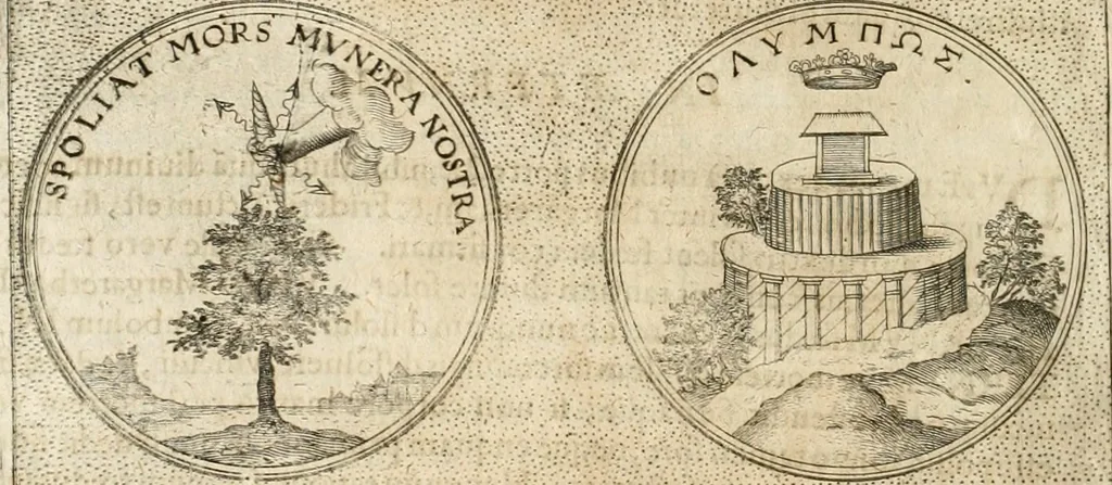 An illustration from Symbola diuina & humana pontificum, imperatorum, regum, 1652, leaf 407