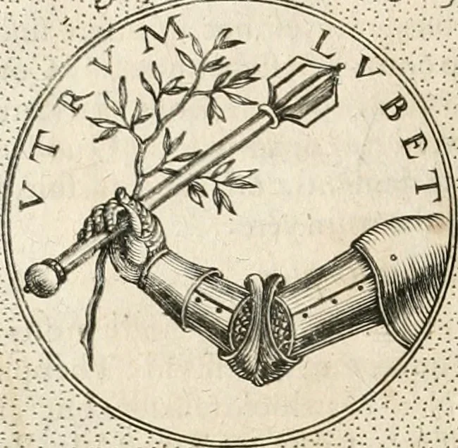 An illustration from Symbola diuina & humana pontificum, imperatorum, regum, 1652, leaf 41