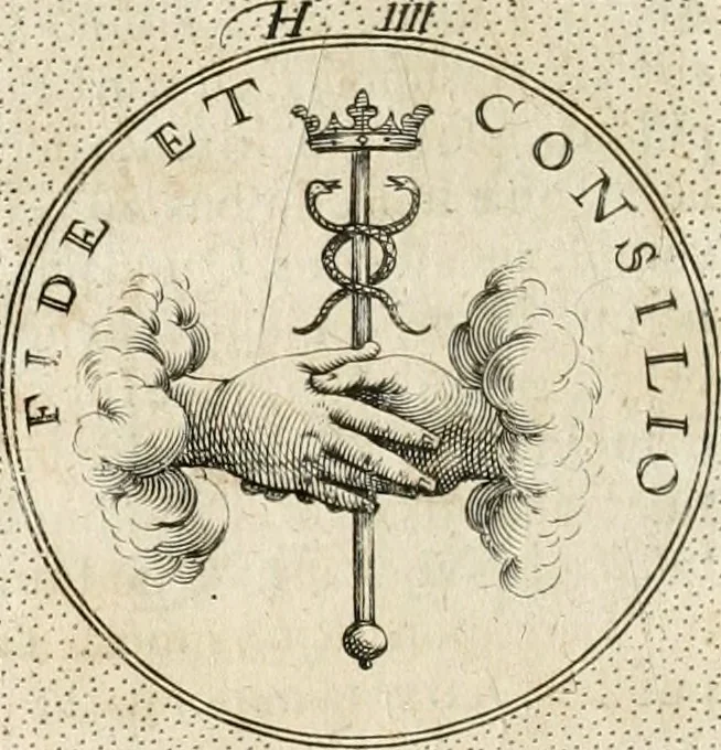An illustration from Symbola diuina & humana pontificum, imperatorum, regum, 1652, leaf 41
