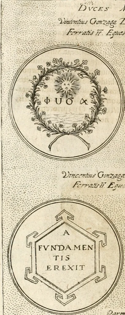 An illustration from Symbola diuina & humana pontificum, imperatorum, regum, 1652, leaf 411
