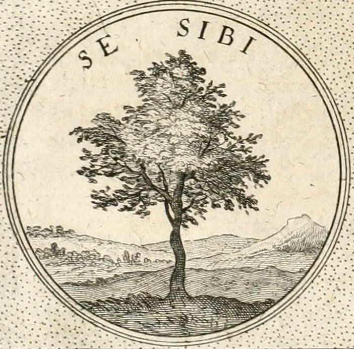 An illustration from Symbola diuina & humana pontificum, imperatorum, regum, 1652, leaf 411