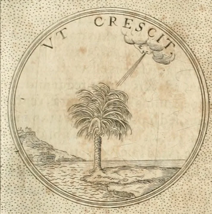 An illustration from Symbola diuina & humana pontificum, imperatorum, regum, 1652, leaf 424