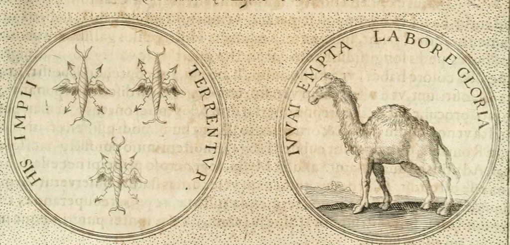 An illustration from Symbola diuina & humana pontificum, imperatorum, regum, 1652, leaf 424