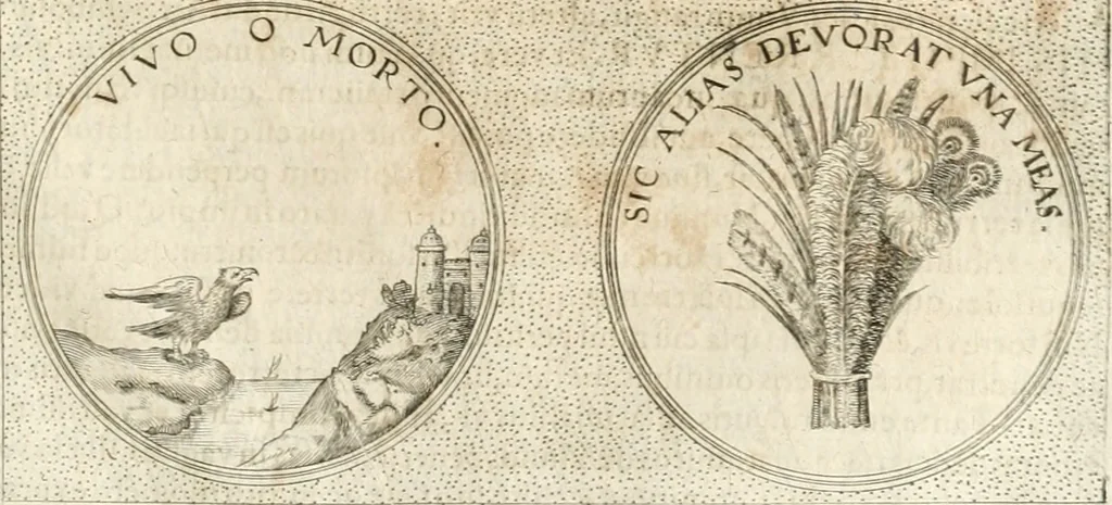 An illustration from Symbola diuina & humana pontificum, imperatorum, regum, 1652, leaf 424
