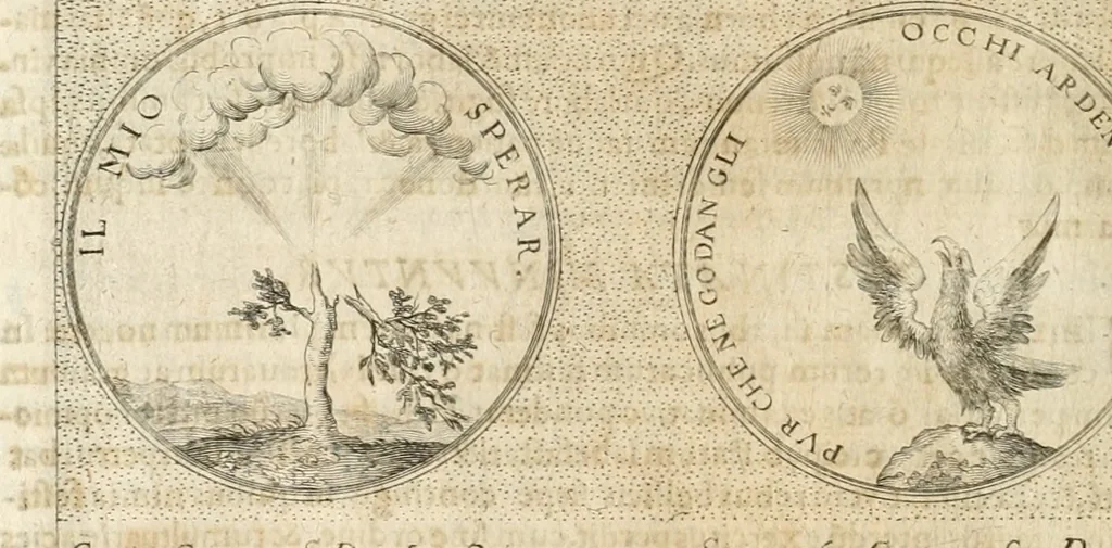 An illustration from Symbola diuina & humana pontificum, imperatorum, regum, 1652, leaf 431