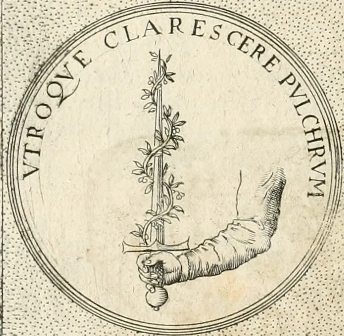 An illustration from Symbola diuina & humana pontificum, imperatorum, regum, 1652, leaf 435