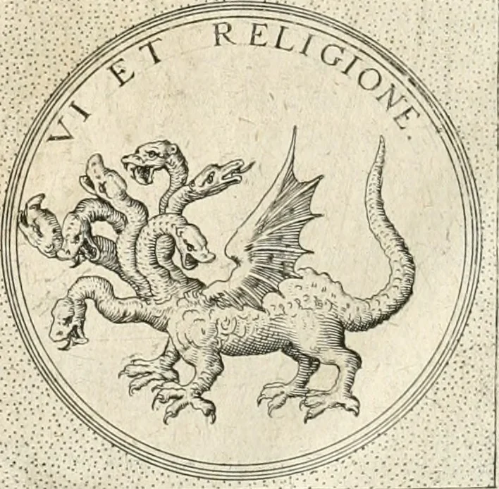 An illustration from Symbola diuina & humana pontificum, imperatorum, regum, 1652, leaf 435