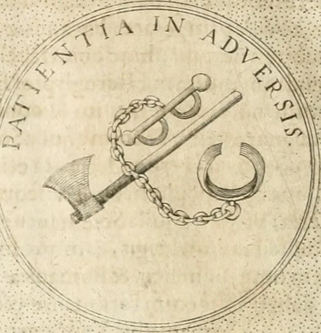 An illustration from Symbola diuina & humana pontificum, imperatorum, regum, 1652, leaf 443