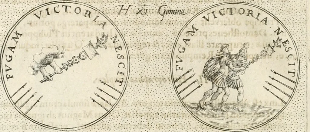 An illustration from Symbola diuina & humana pontificum, imperatorum, regum, 1652, leaf 45