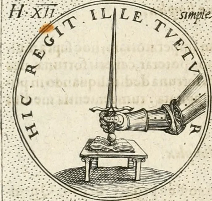 An illustration from Symbola diuina & humana pontificum, imperatorum, regum, 1652, leaf 45