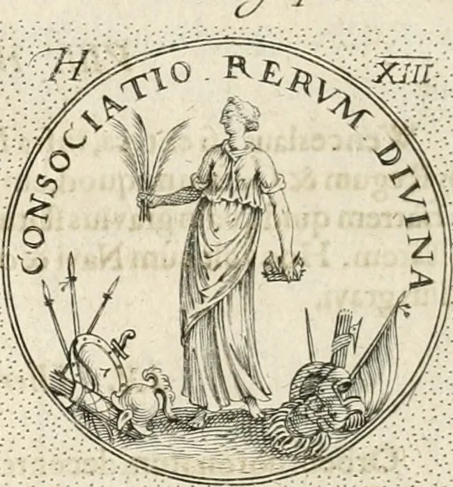 An illustration from Symbola diuina & humana pontificum, imperatorum, regum, 1652, leaf 45